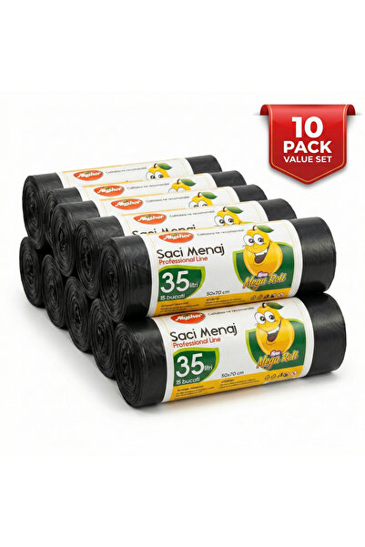 Alyshor Garbage Bag - Discounted - 10 x 35 L / 15 pcs