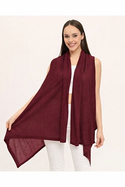 Neden Tekstil Slim Short Knitwear Poncho Vest – Chiffon Look, Lightweight and...