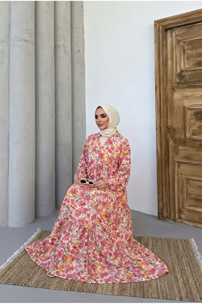 Kirazca Butik Women's Layered Skirted Long Summer Dress