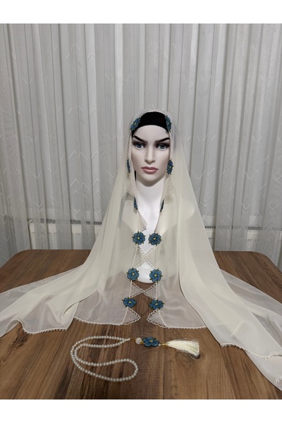 DEVSER Needlepoint Prayer Head Scarf