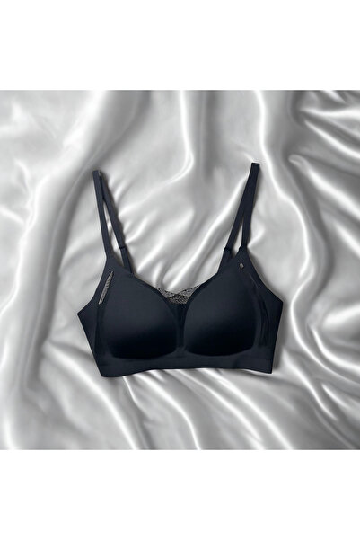 Papatya Lazer Kesim Tül Detaylı Sütyen