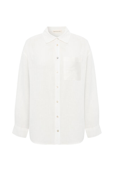 Mudo Oversize Long Sleeve Linen Shirt