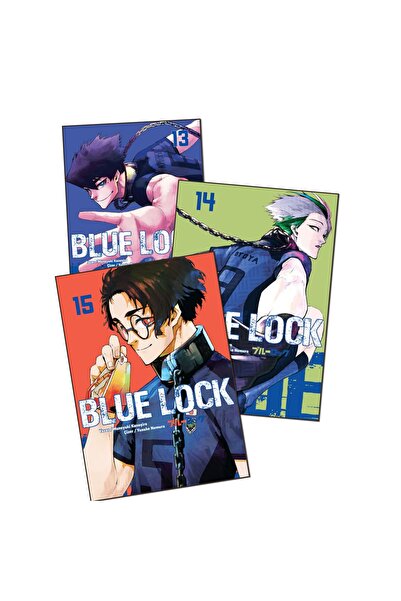 Komik Şeyler Blue Lock 13-15. Ciltler 3 lü Manga Seti