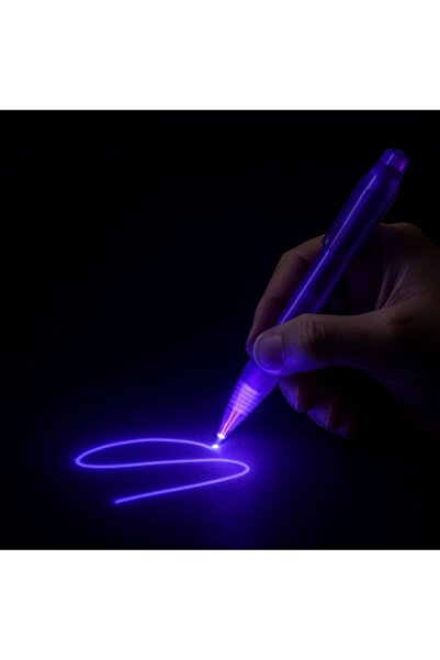 Luminoo İNVİSİBLE RENKLİ GÖRÜNMEZ IŞIKLI SİHİRLİ 4'LÜ KALEM SETİ