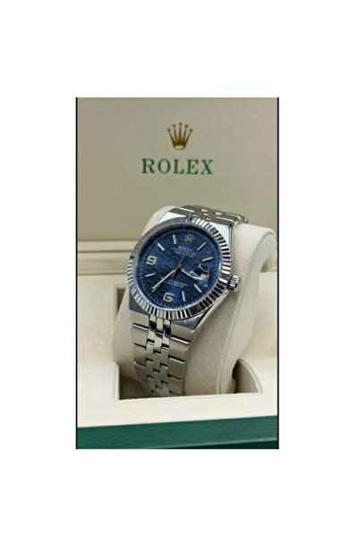 LAOBANX Datejust Blue Honeycomb Dial – Luxury Stainless Steel Watch