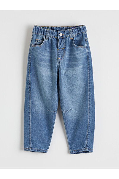 LC Waikiki مجموعة M&B Collection - بنطلون إنديجو للأولاد بخصر مطاطي