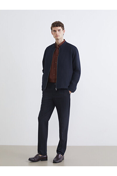 LC Waikiki Pantaloni pentru bărbați, albastru marin, croială standard