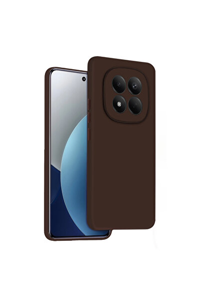 eco port ريدمي نوت 15 برو 4G متوافق مع السيليكون الأول - بني