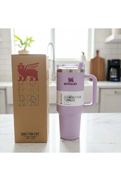 Generic Stanleyy Stainless Steel Cup, 40 oz with Straw and Handle