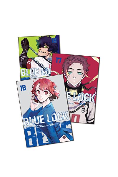Komik Şeyler Blue Lock 16-18. Ciltler 3 lü Manga Seti