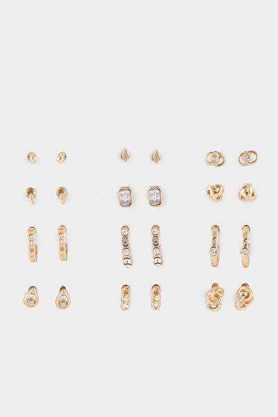 DeFacto Women's 12-Piece Earrings Set G4475Axns