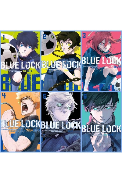 Komik Şeyler Blue Lock 1-6. Ciltler 6 lı Manga Seti