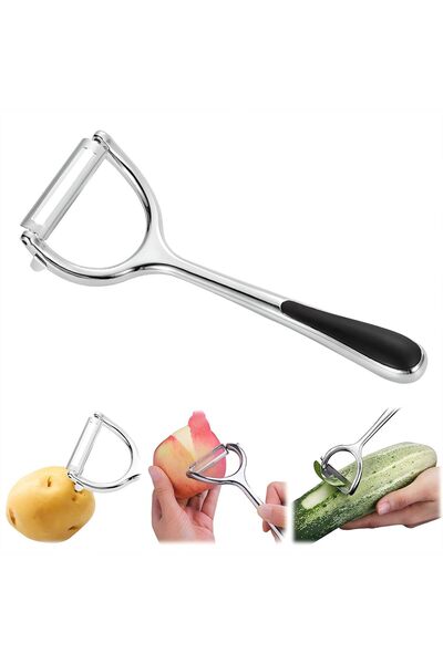 Generic Potato Vegetable Peeler for Kitchen, Stainless Steel Y-Shaped Rotatin...