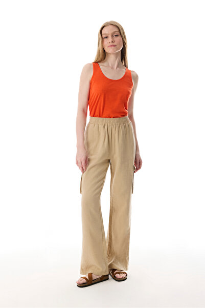 Mudo Elastic Waist Cargo Pants