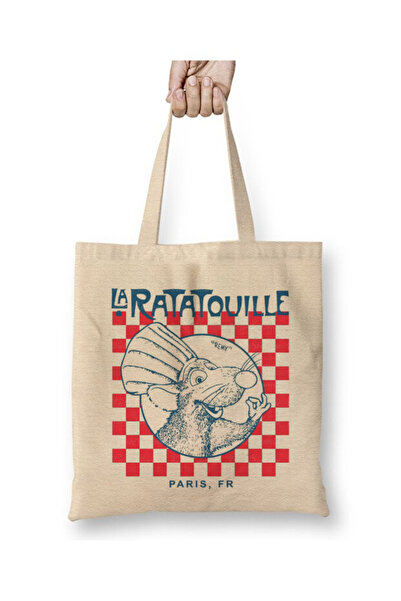 Toyaso Chef Mouse Ratatuy Ratatouille Paris White Tote Bag Long Handle Shoppi...