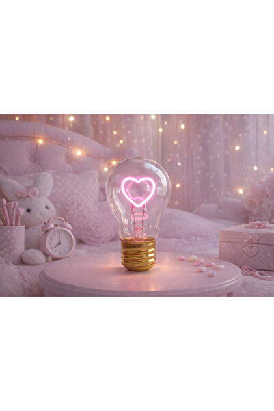 Forever LADY LOVE USB Larşı Dekoratif Ampül Şeklindeki Lamba