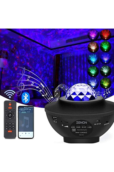 Hype Store Zenon Starry Projektör Light-Blth+Müzik+7Farklı Ambians