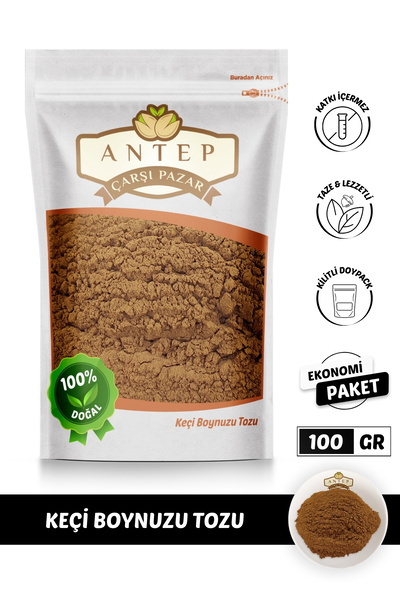 Antep Çarşı Pazar Keçiboynuzu Tozu (Harnup Unu) | 100 Gr.