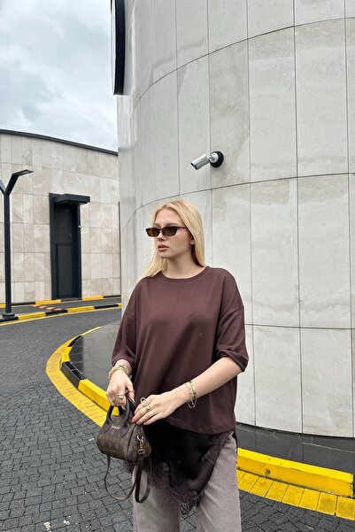 lizge giyim Lace Detail Tshirt