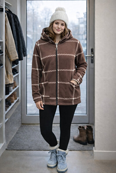 Mystic Buyuk beden polar mont