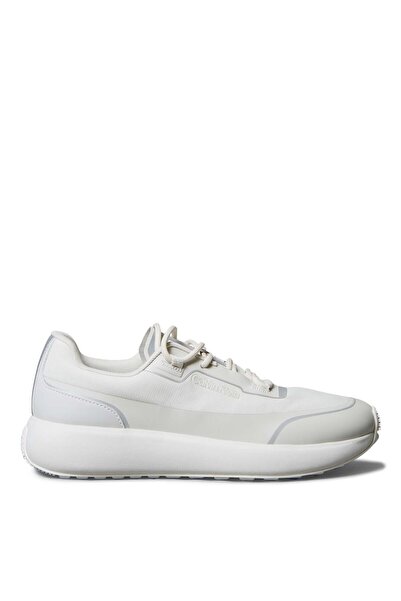 Calvin Klein Beyaz - Gri Erkek Sneaker CITY RUNNER LACEUP TECH MIX