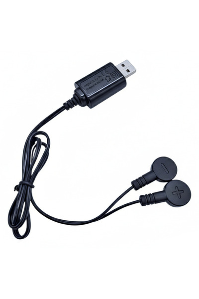 Powermaster PM-29723 4.2V 1A Manyetik USB Şarj Kablosu Büyük Lityum Piller İçin Portatif Şarj Çözümü