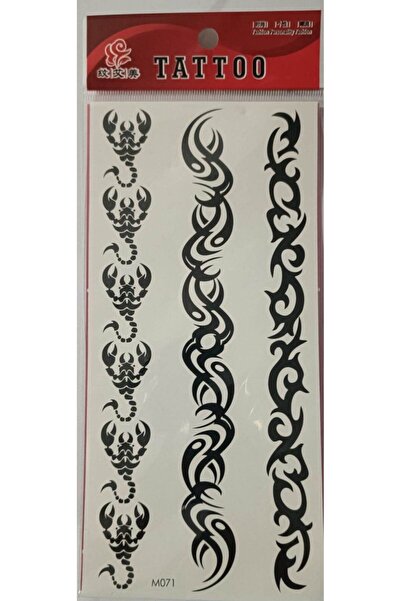 Lisinya Temporary Tattoo Template 3-Pack - M071 - Tygoo