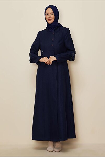 Alvina Buttoned Judgment Coat with Collar 10499