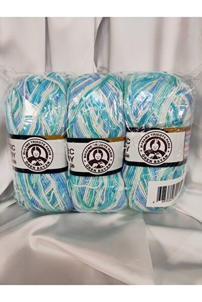 Ören Bayan MAGİC BABY Ebruli El Örgü İpi (3 Adet) - Renk: 402