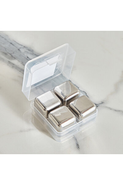 Generic Barwell 5-Piece Coolers Stainless Steel Ice Cube Set