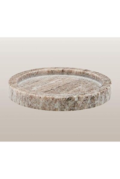 Generic Beige Marble Tray 13cm dia and 2cm thick