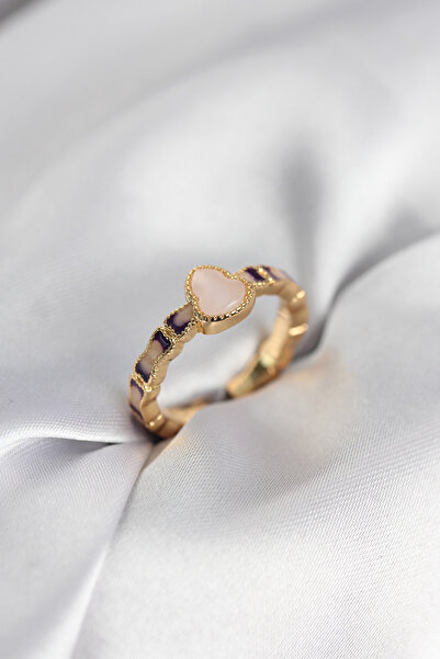 FREEDOM STOREE Gold Color Enamel Gourd Model Women's Ring