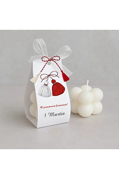 Invitatii Originale MĀRTIȘOR Candle - SET 10 pcs