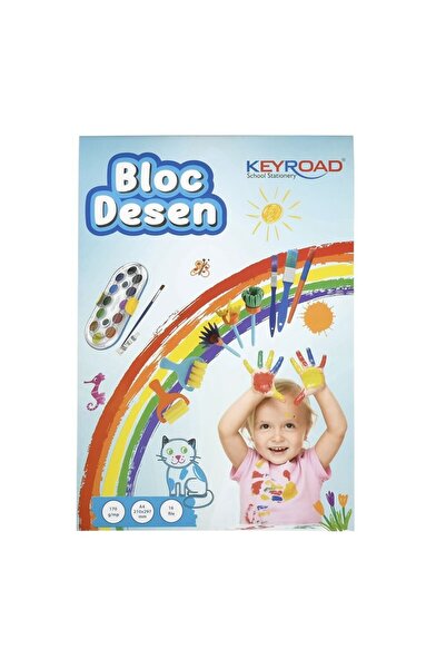KEYROAD Bloc de desen A4 Keyroad, 16 file, 170g/mp