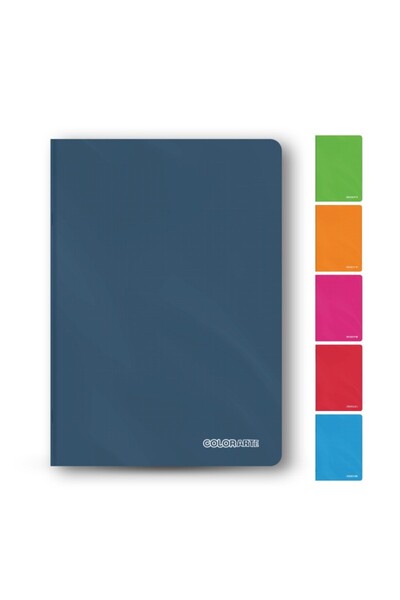 Colorarte Colorarte A4 school notebook, 60 sheets, mathematics, rounded corne...