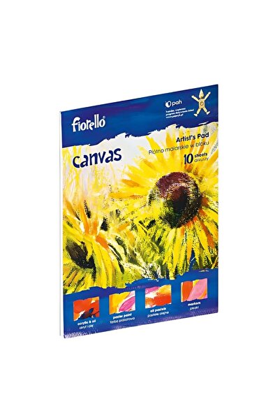 Fiorello Bloc de desen Fiorello, 10 file, 300g/mp, 305x406mm, cu panza canvas...