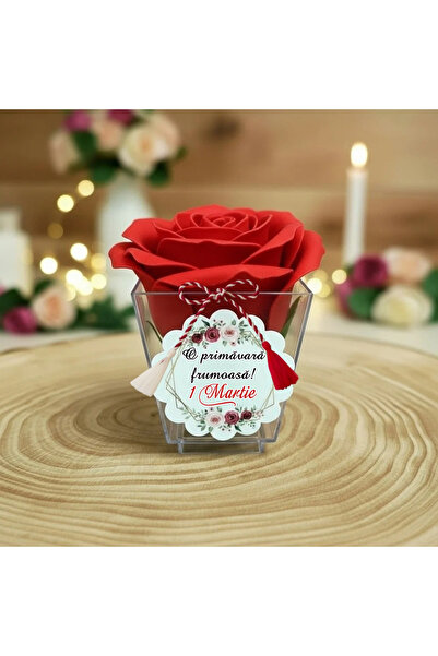 Invitatii Originale MARTISOR Trandafiri din Sapun- SET 10 buc
