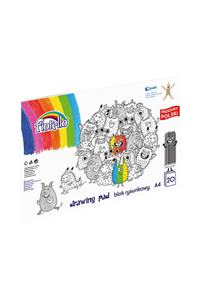 Fiorello Bloc de desen A4 Fiorello, 20 file, 20g/mp, 150-1241