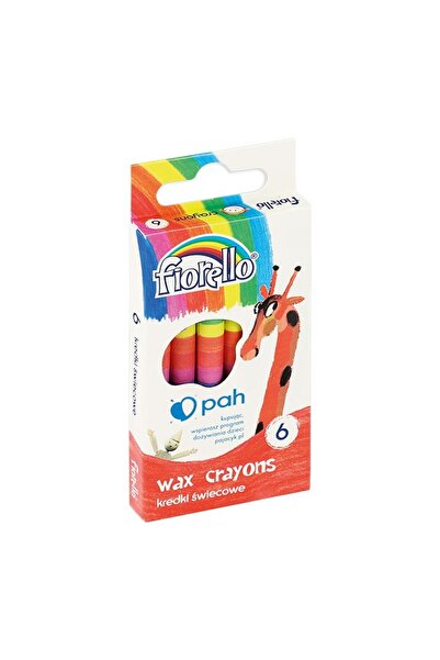Fiorello Восъчни пастели 170-1381, 6 цвята, картонен блистер