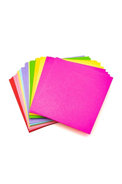 Colorarte Hartie origami, 9x9cm, culori fluorescente, Colorarte, BY-90-130