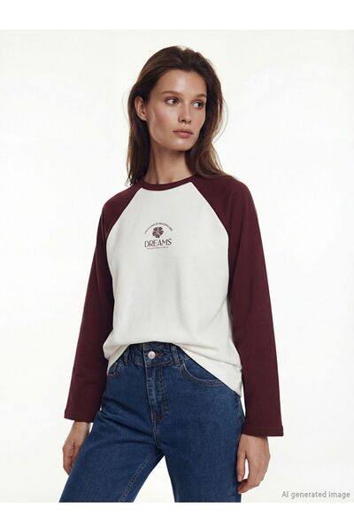 LC Waikiki Жіноча туніка-светр Oversize з принтом