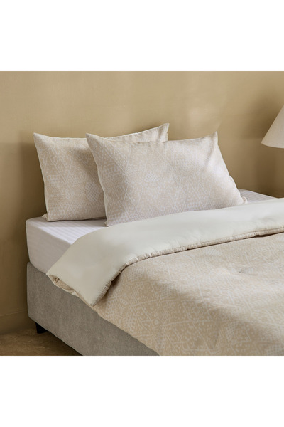 Generic Weave Elegance Distress 3-Piece Twin Comforter Set - 160x220 cm