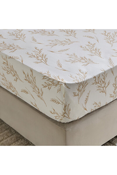 Generic Albania Leafaura Cotton Twin Flat Sheet - 170x260 cm