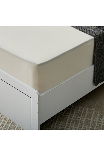 Generic Essential Cotton Single Fitted Sheet - 90x200+36 cm