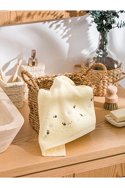 LC Waikiki Κεντημένη Βαμβακερή Πετσέτα Προσώπου 50x80 cm