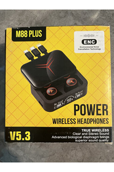 Generic M88 Plus ENC Wireless Headphones w/3 in 1 Charging & Charging Case
