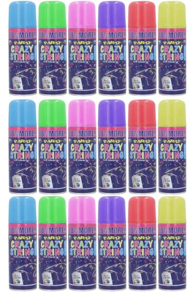 Yuwell YU WELL Party Crazy String Spray Fun Party Streamer Spray 350ml each 1...