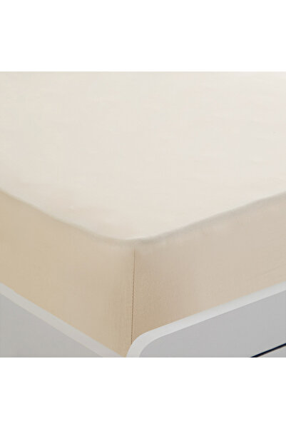 Generic Essential Cotton Single Fitted Sheet - 90x200+36 cm