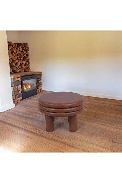 Generic Koby Faux Leather Ottoman