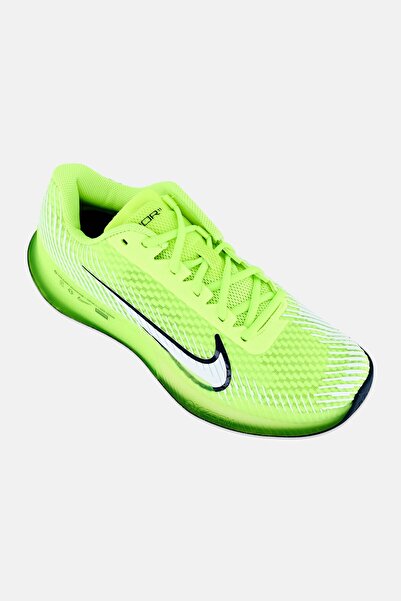 Nike Men Zoom Vapor 11 Hc Lace Up Tennis Shoes, Lime Green